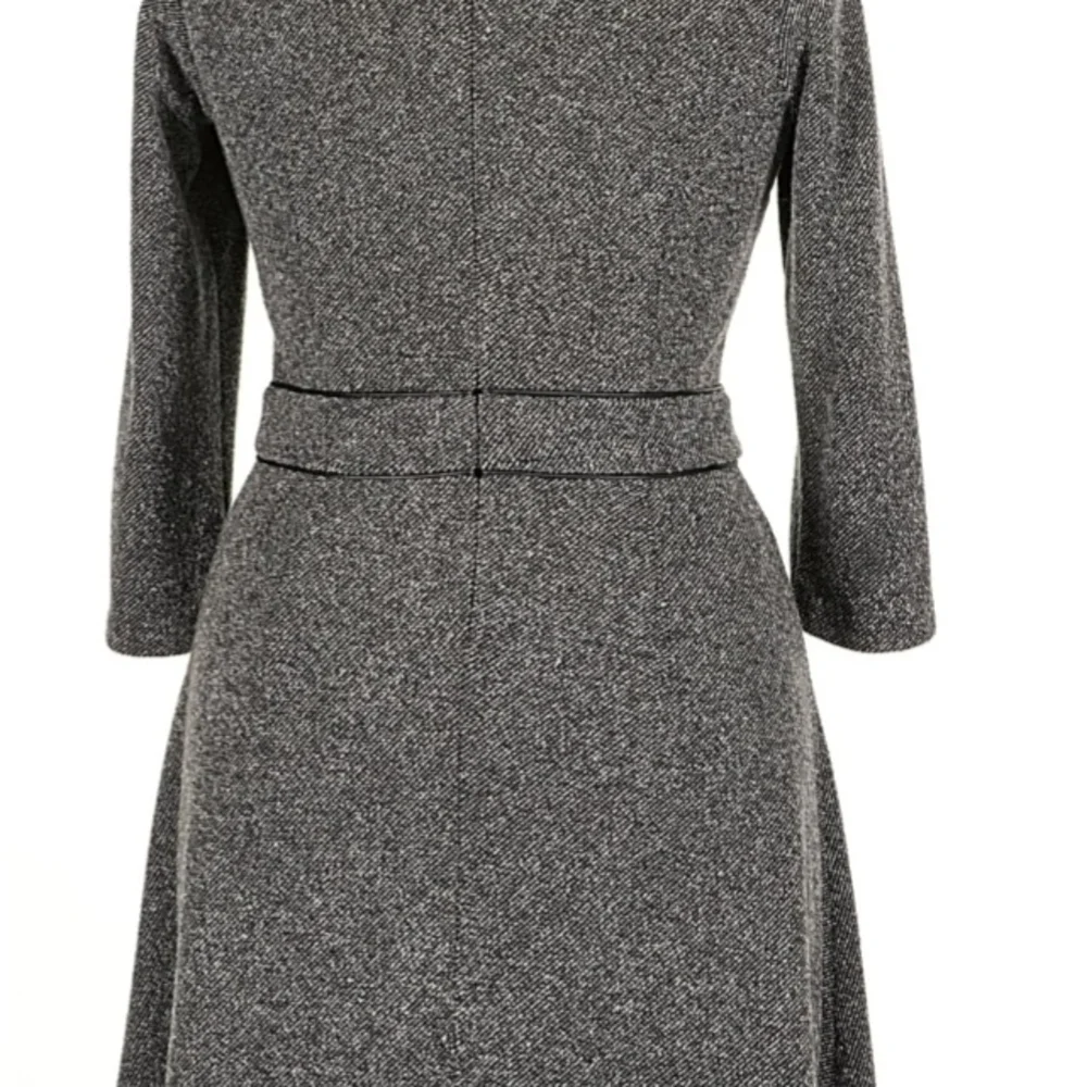 Talbots Charcoal A-Line Dress with Necklace - Picture 4 of 4